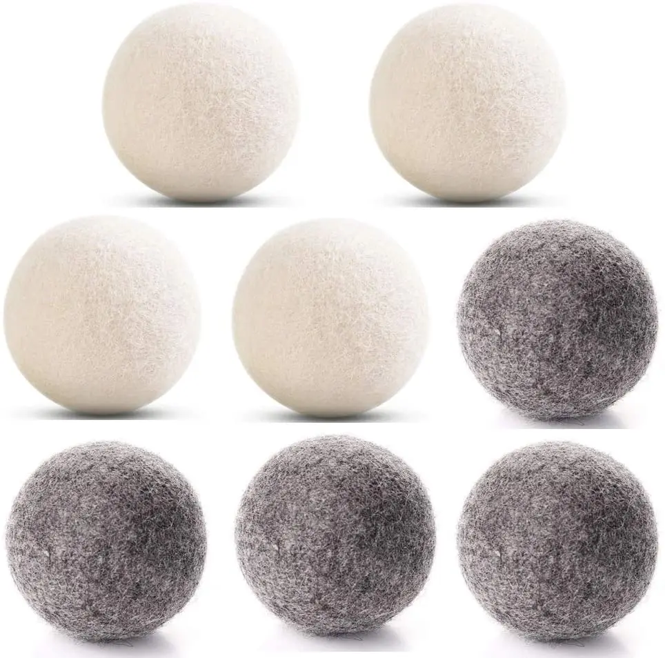 Wool Laundry Dryer Balls Organic New Zealand Wool Natural Handmade