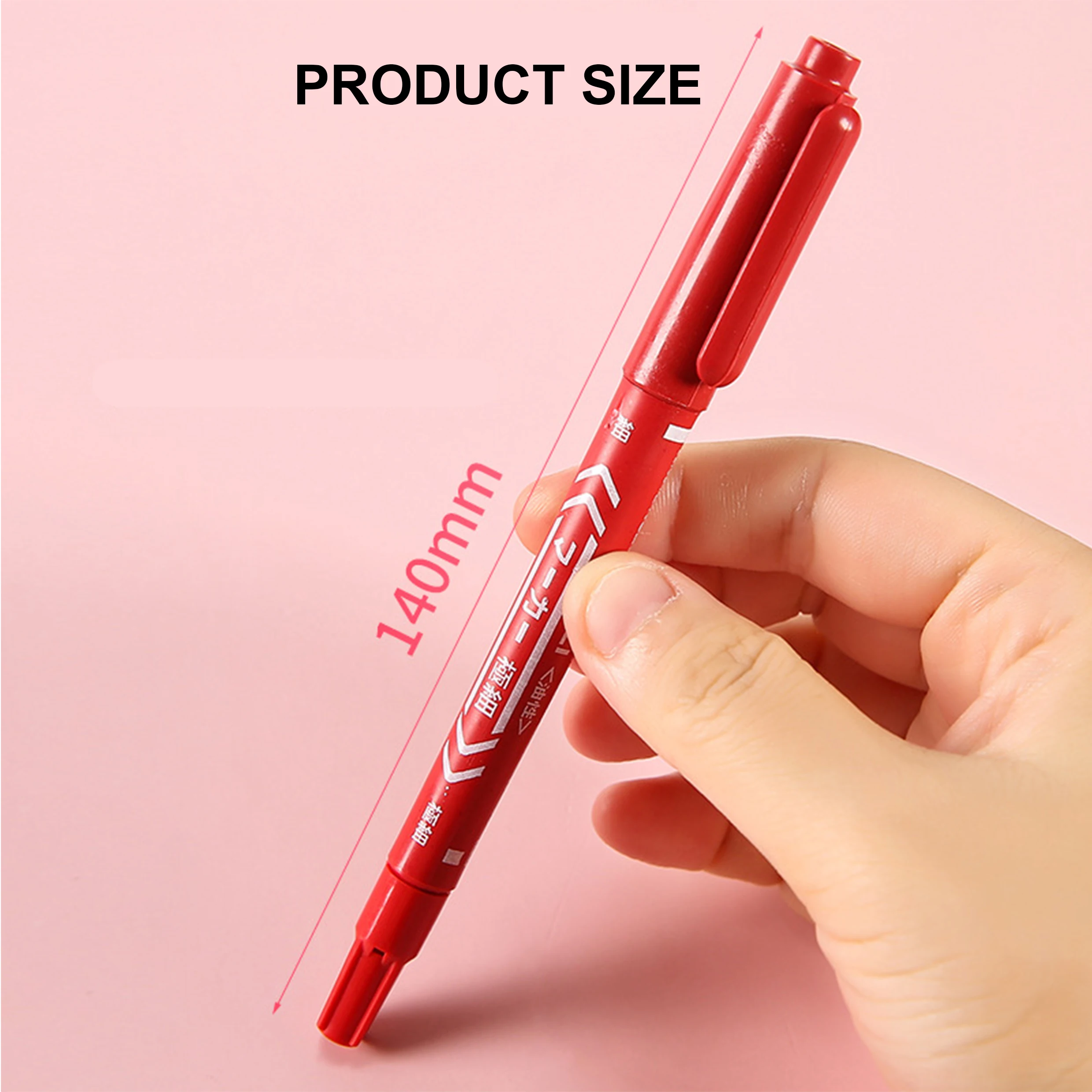 china stationery items dual tip multicolor waterproof permanent paint marker fine tip permanent marker with fiber tip oil