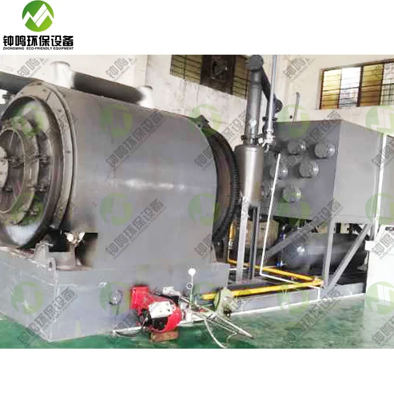 One Tonne Continuous Mini Plastic/Rubber to Fuel Oil Pyrolysis Machines
