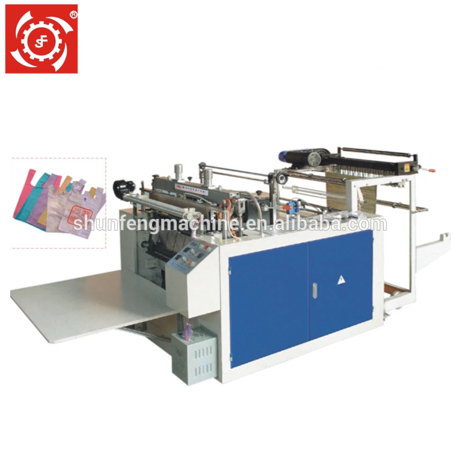 DFR одна линия тепла уплотнения тепла резка пластик футболка мешок делая машину без автоматического штамповки