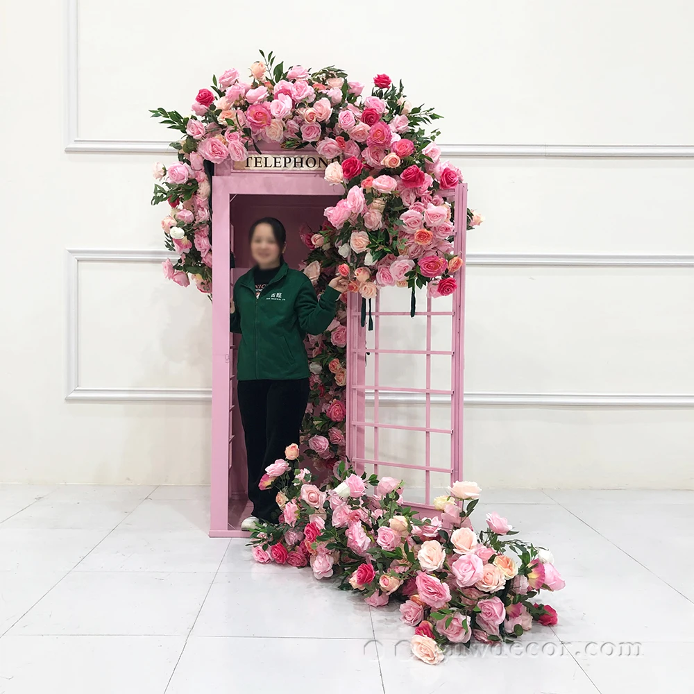 Wedding Silk Orchid Bouquet Valentine Rose Centerpieces Marriage Greenery Garland Flower Aisle Runner