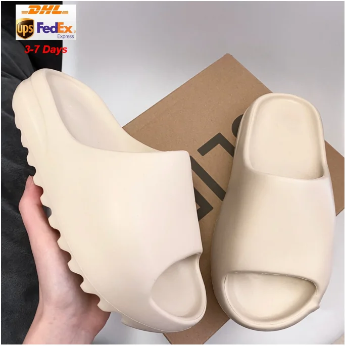 Factory Originals 1:1 TOP Yeezy Sliders Core Sand Inflatable Yeeze Shoes Slides Slippers With