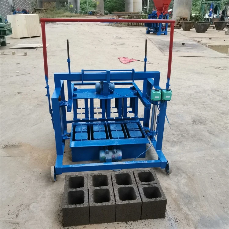 Semi-automatic Block Making Machine  Brick Making Brick Making Machine Manufacturer Fly Ash Bricks Making Machine Cost