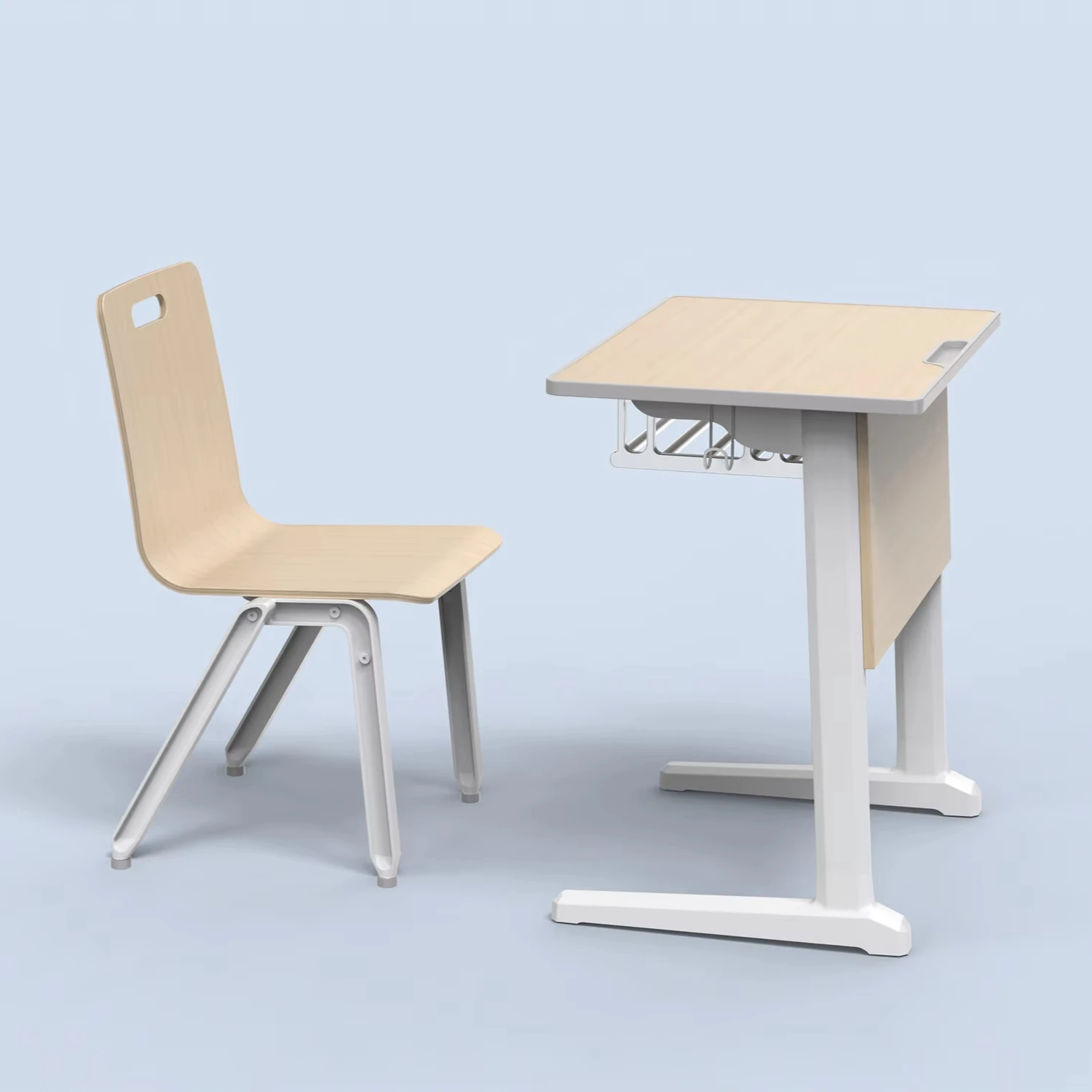Single desks and chairs School furniture and chairs Student classroom tables Quality student tables