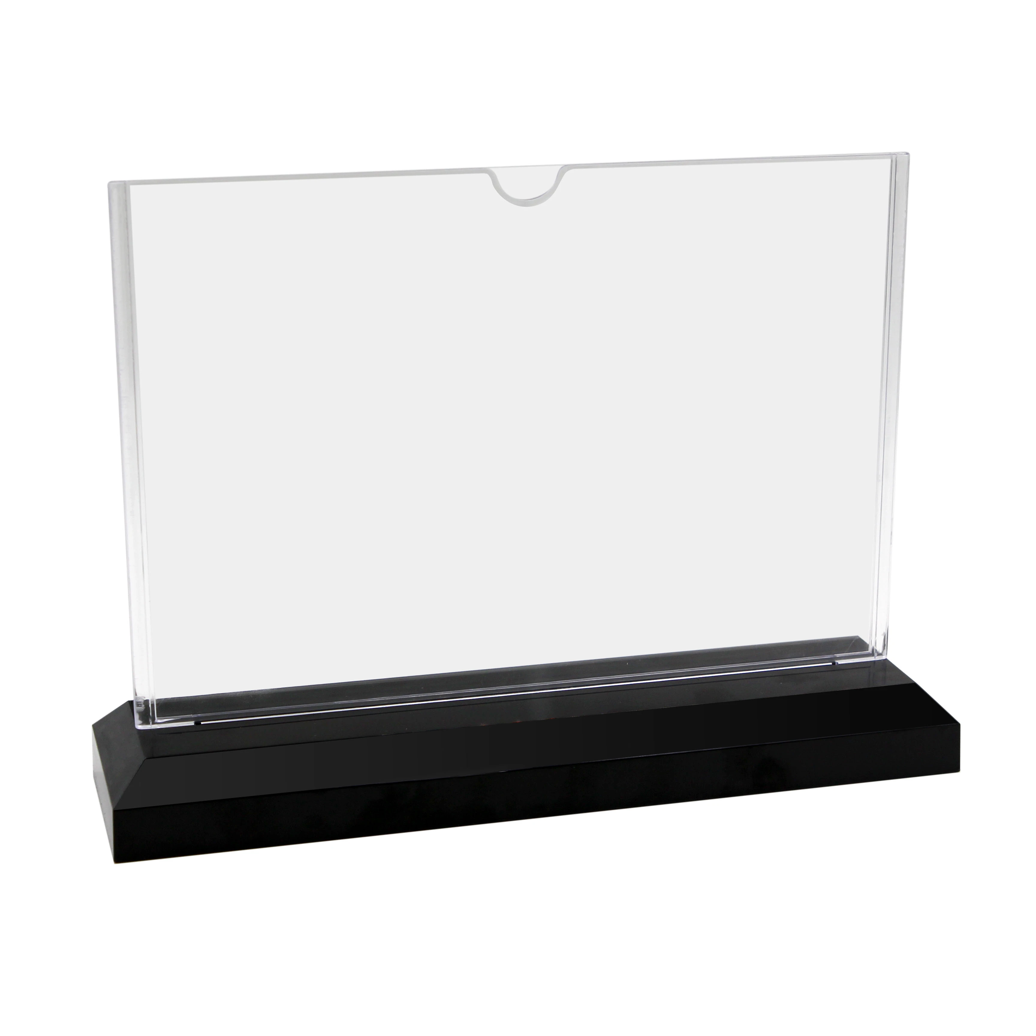 plastic card stand Movable ps Acrylic table card Portable OEM Combined Desktop paper display stand for kindergarten or reception