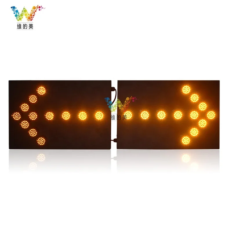 Алюминиевый двухсторонний СВЕТОДИОДНЫЙ мигающий индикатор для транспортного средства, дорожная конструкция, знак со стрелкой