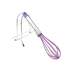 Kitchen Accessories Home Baking Utensils Egg Beater Silicone Manual Egg Whisk