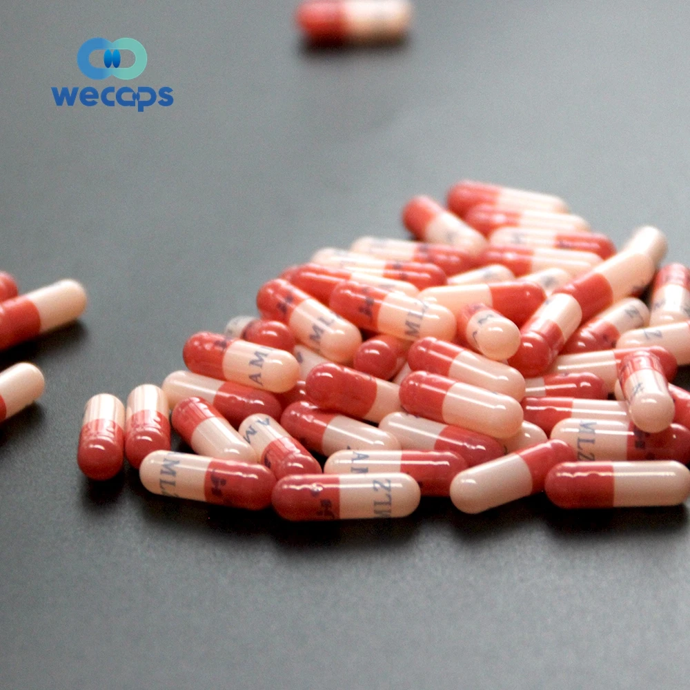 Wecaps Spot Wholesale Hollow Calcium Carbonate Empty Gelatin Capsule Halal Empty Hard Gelatin Capsule Bulk For Sale