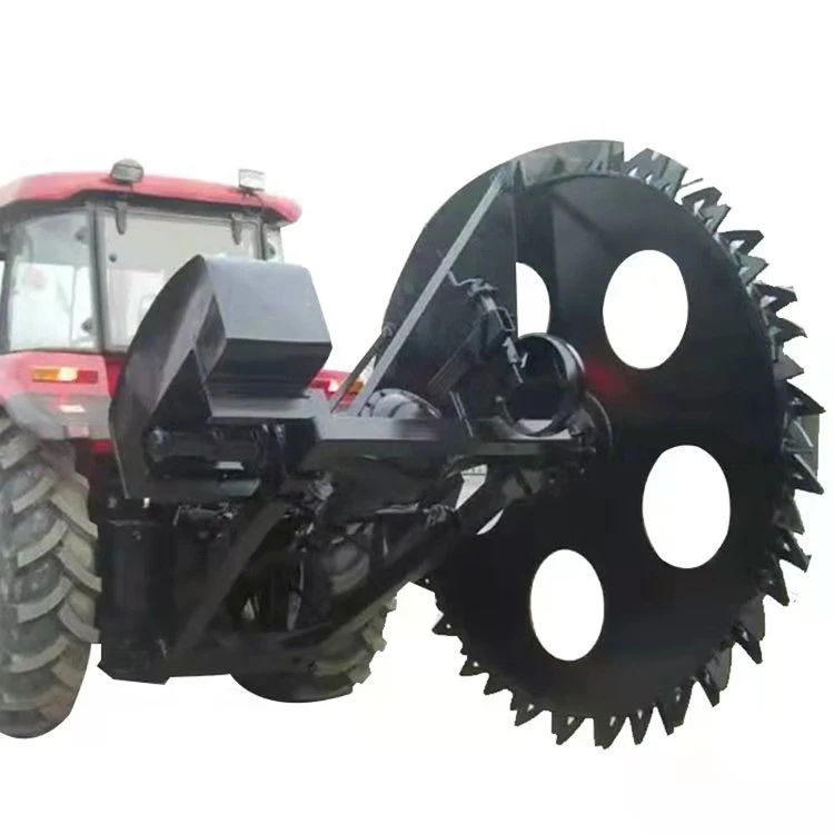 Professional agricultural trencher Tractor mounted disc cutter Fast trencher