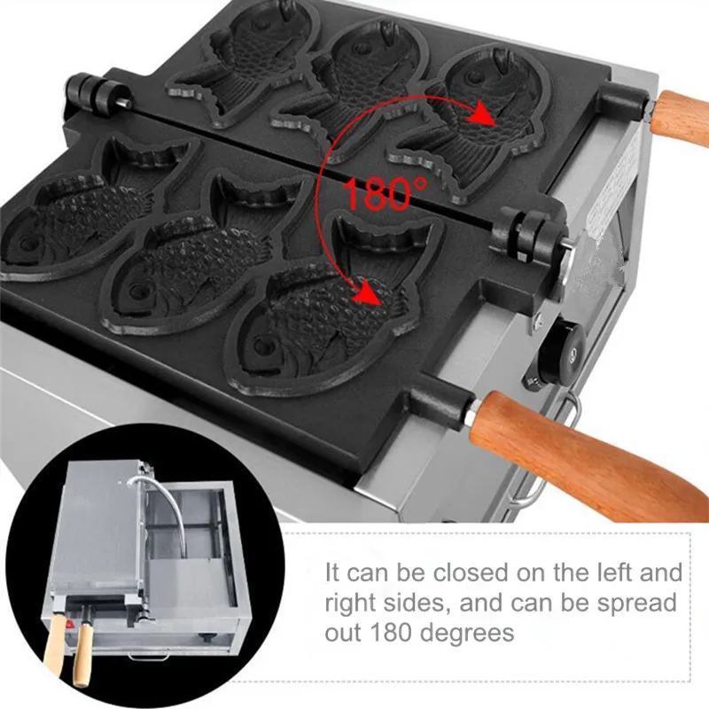 Commercial Taiyaki Ice Cream Cone Making Machine/ice cream cone sleeve machine electric waffle maker machine