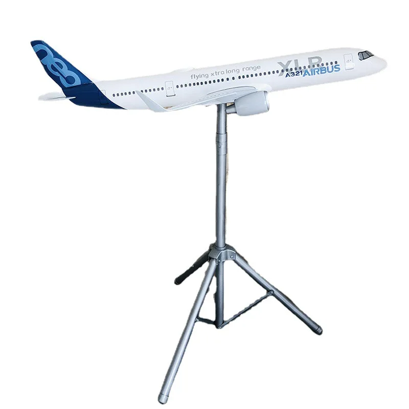 Изготовленный на заказ большой размер смолы 120 см Airbus A321 neo 1/37 масштабная модель самолета с регулируемой подставкой для дисплея