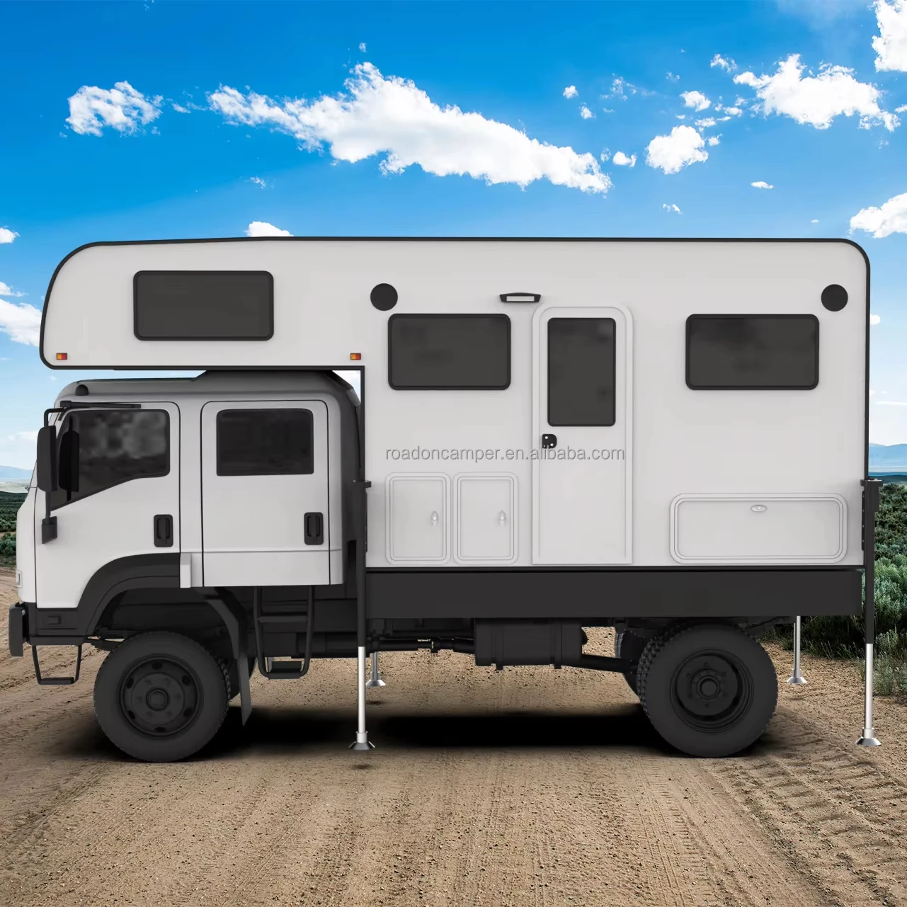 4*4 Экспедиция пикап Camper CE сертифицированный слайд на кровати грузовика Пикап 4x4 внедорожный грузовик для кемпинга распродажа