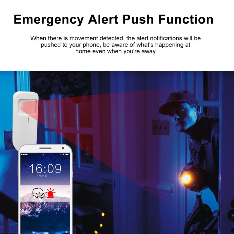 2022 new  Factory  price  Tuya Smart Home Security Wifi Pir Human Motion Sensor