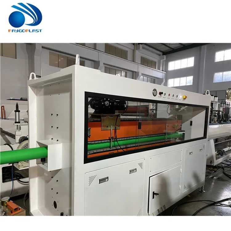 Faygo Union SJ65/132 PET twin screw extruder extrusion machine corrugated pipe extruder production line