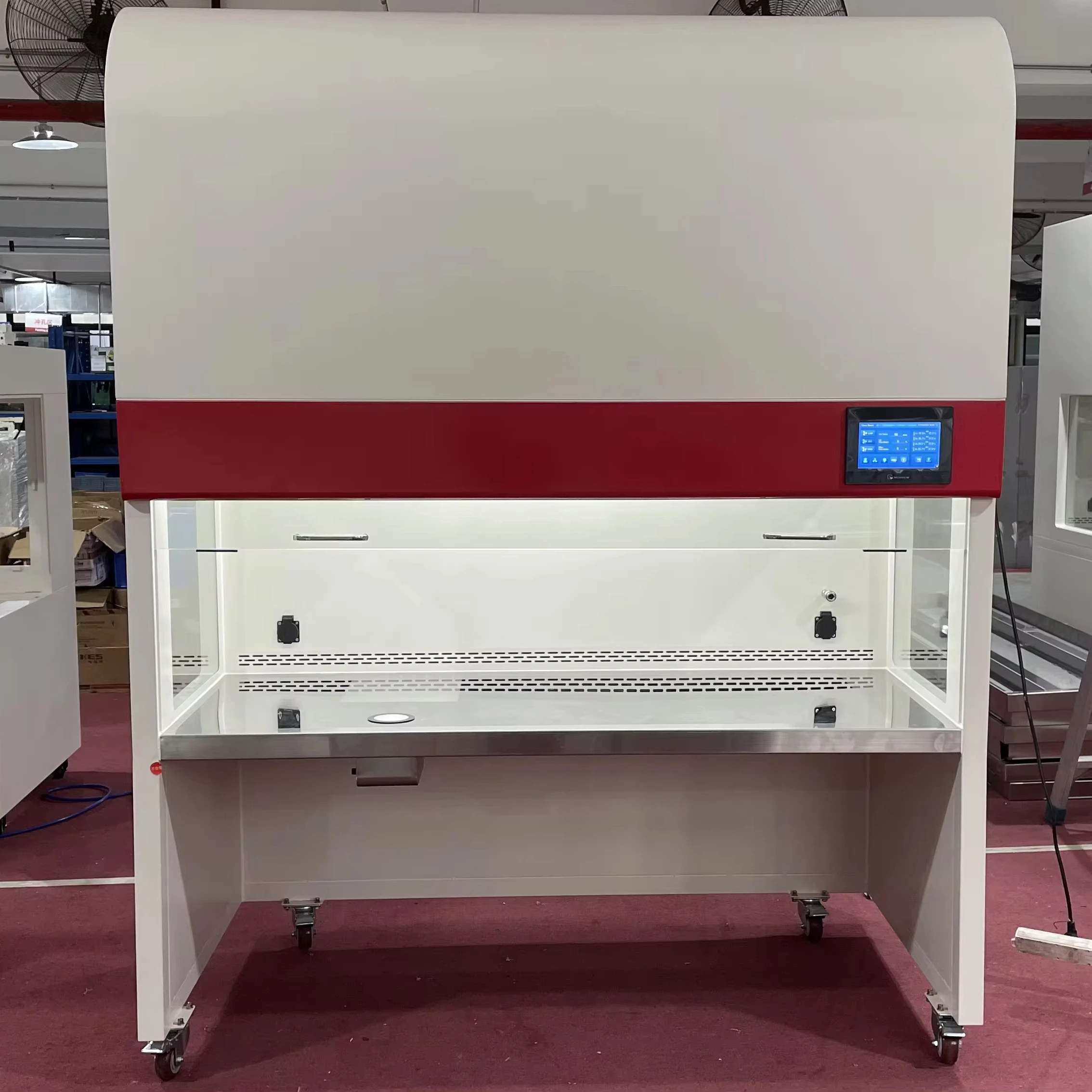 Vertical Air Supply Laminar Flow HoodDesktop Clean Bench for laboratory Laminar Flow Small Cabinet Equipment