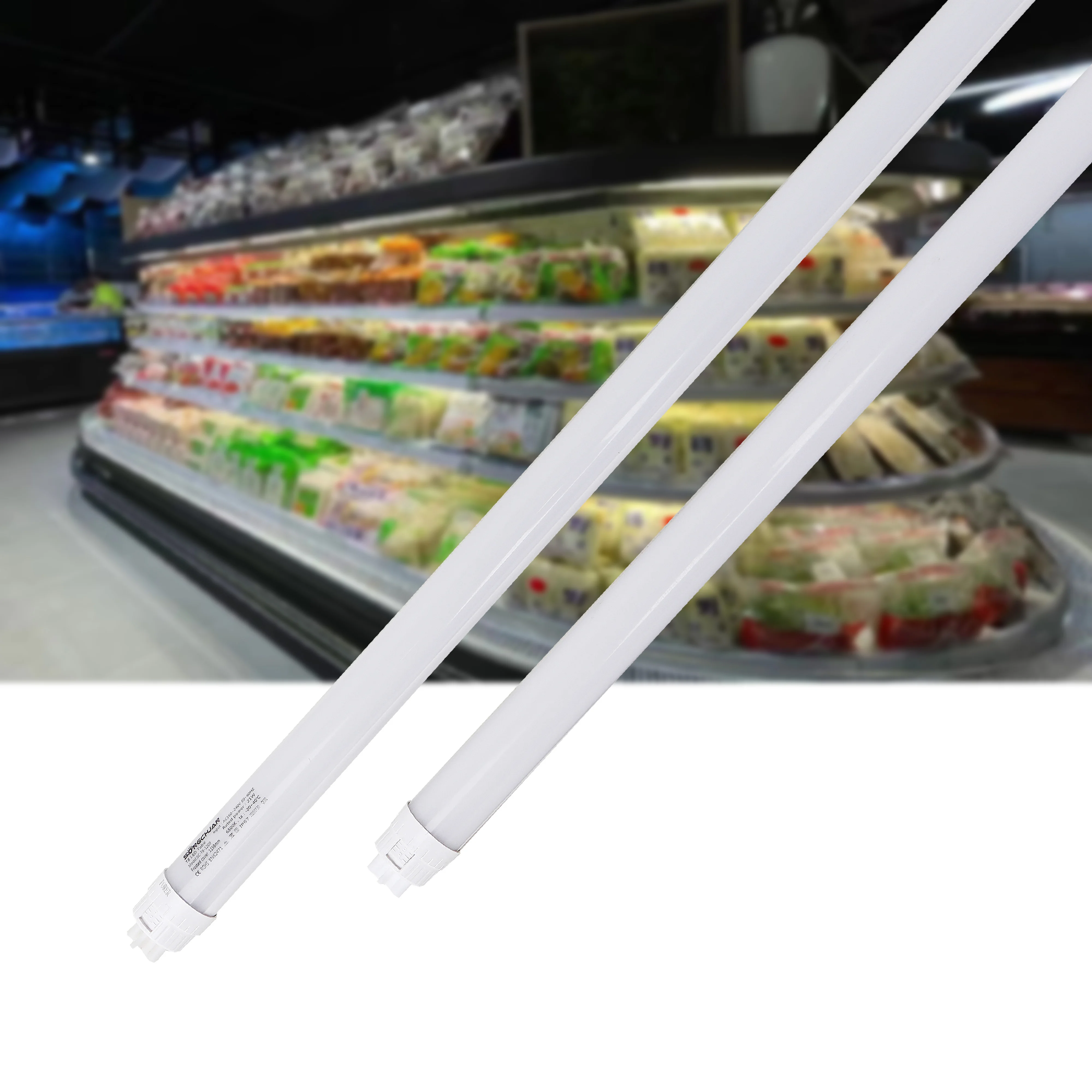 OEM ODM Ip65 Refrigeration Cold Storage Room 15w Waterproof Freezer Lighting Tube Light