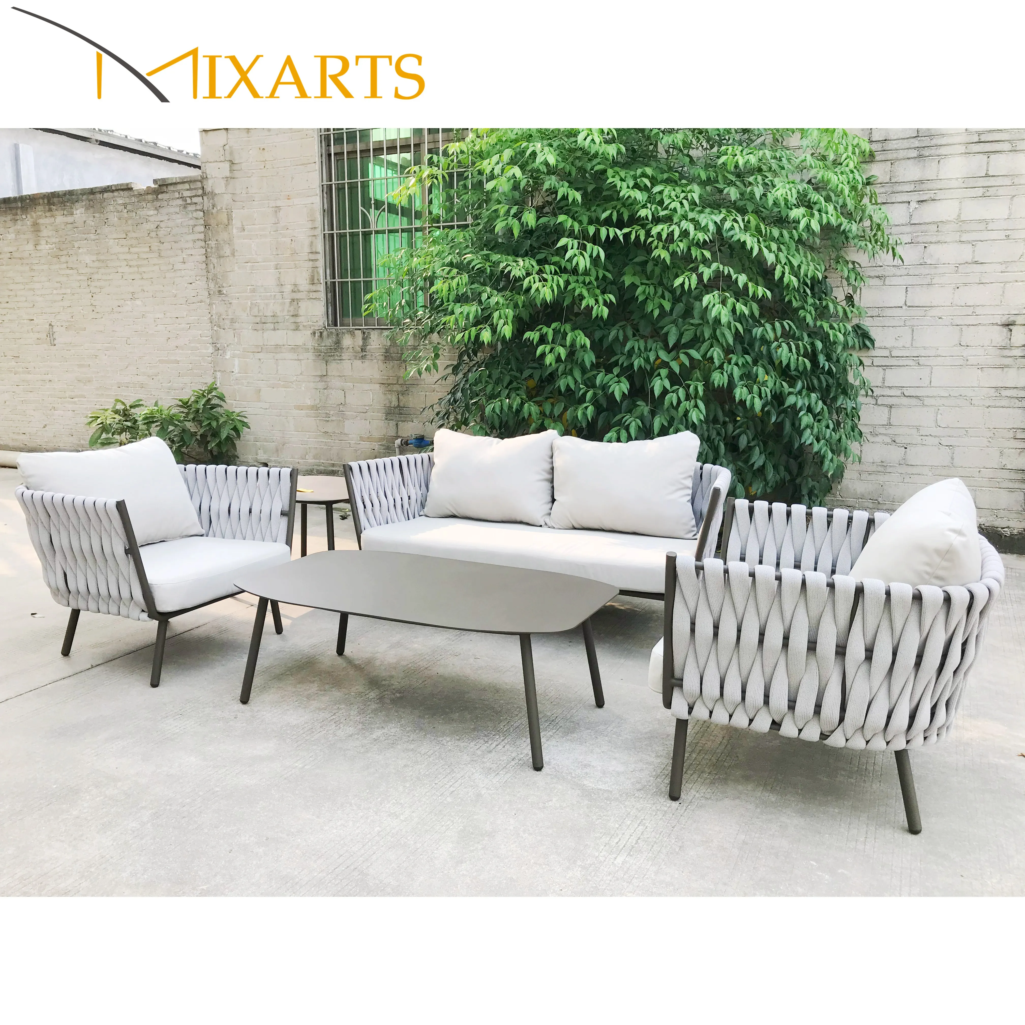 Mixarts Garden outdoor furniture rope sofa outdoor hotel furniture set