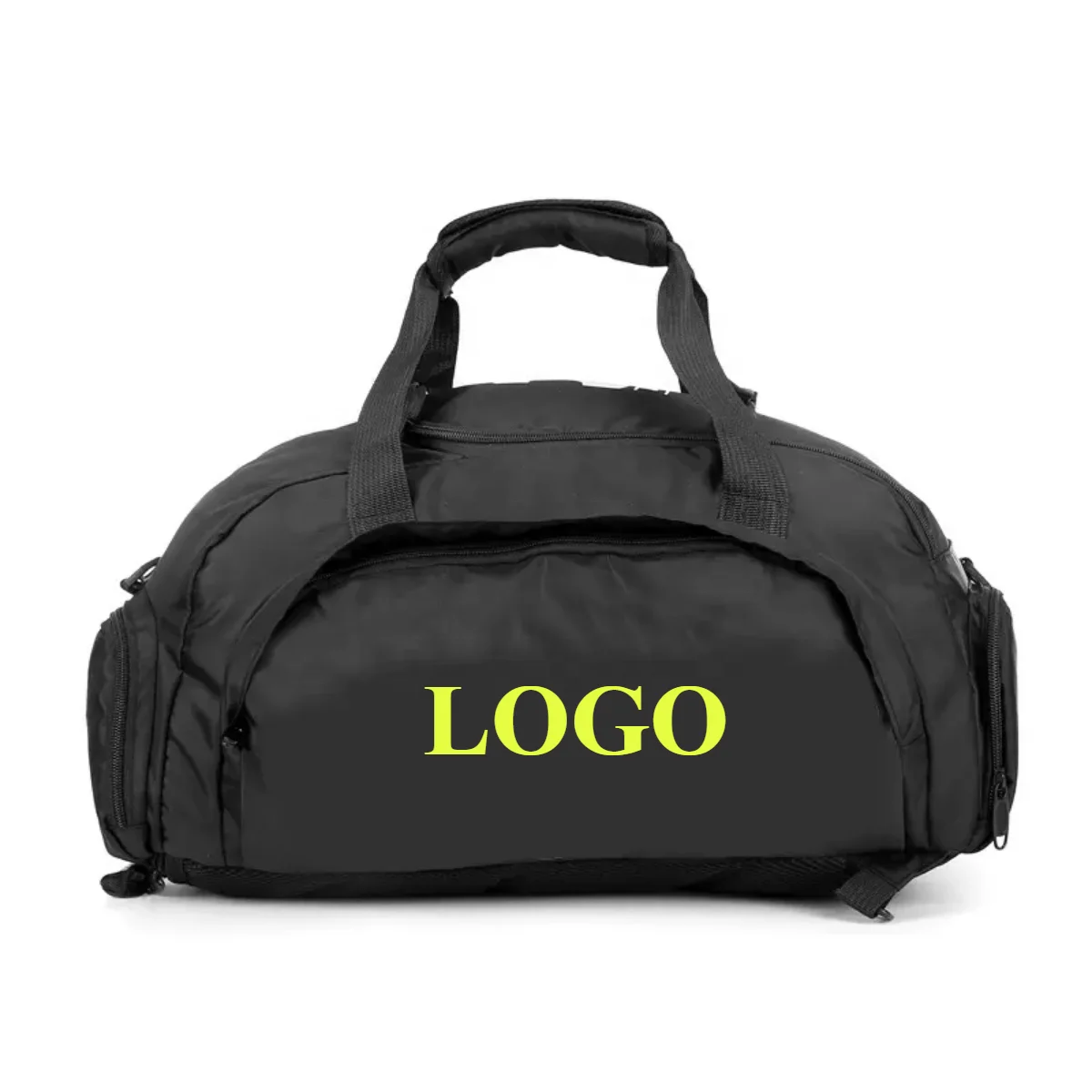 cylinder shape lightweight usb charging anti-theft shoulder for football basketball bags duffel gym travel sports bag