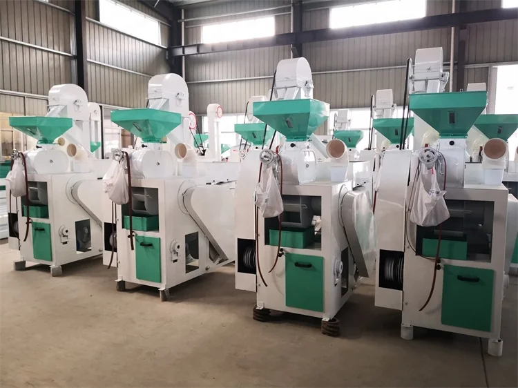 Sunfield 400-500kg/h Mini diesel engine automatic Modern combined rice mill