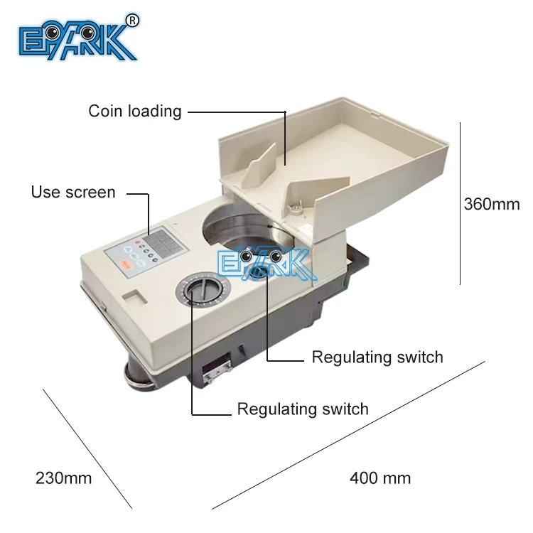 High Speed Coins Counting Machine Automatic Electronic Coin Sorter Equipment