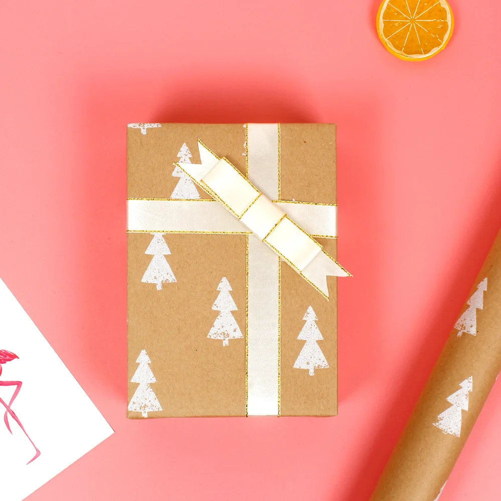 The New High-grade Kraft Wrapping Paper Cutter Wood Pulp Craft Paper Offset Printing Accept Customized Logo Virgin Chemical Pulp