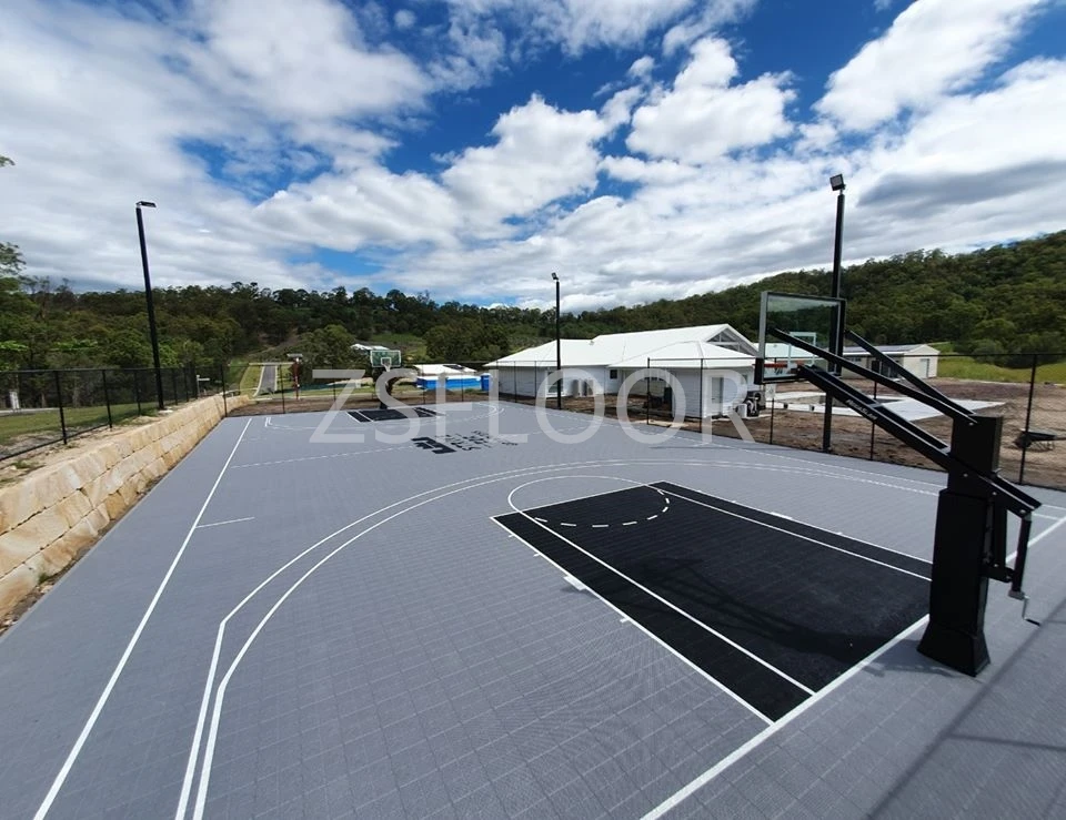 Plastic basketball court and badminton court flooring manufacture plastic floor mat