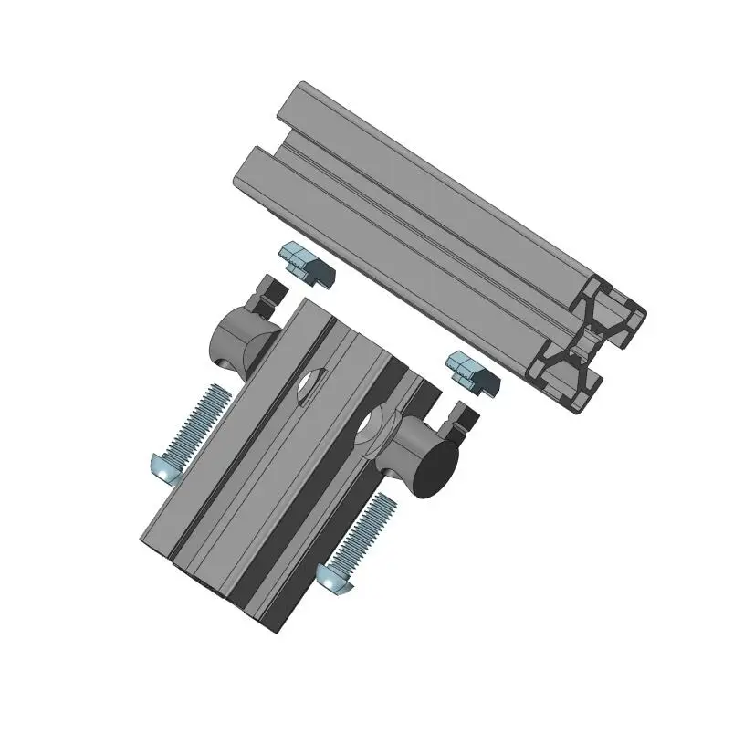 aluminum profile connector set 328.0301A.98