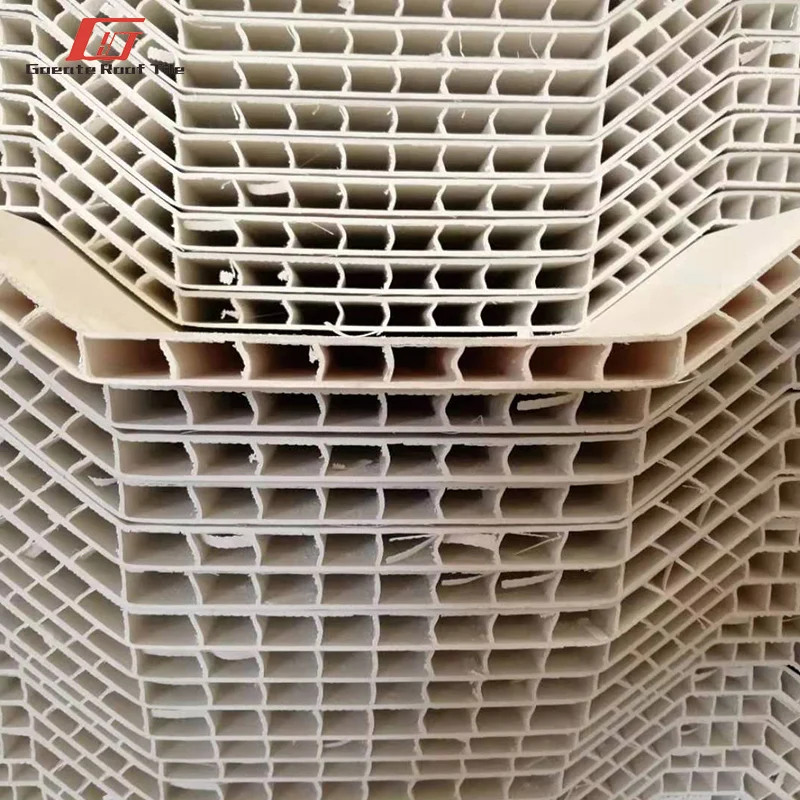 Heat-insulating 10mm HOLLOW PVC , ASA Roof , sound-insulating