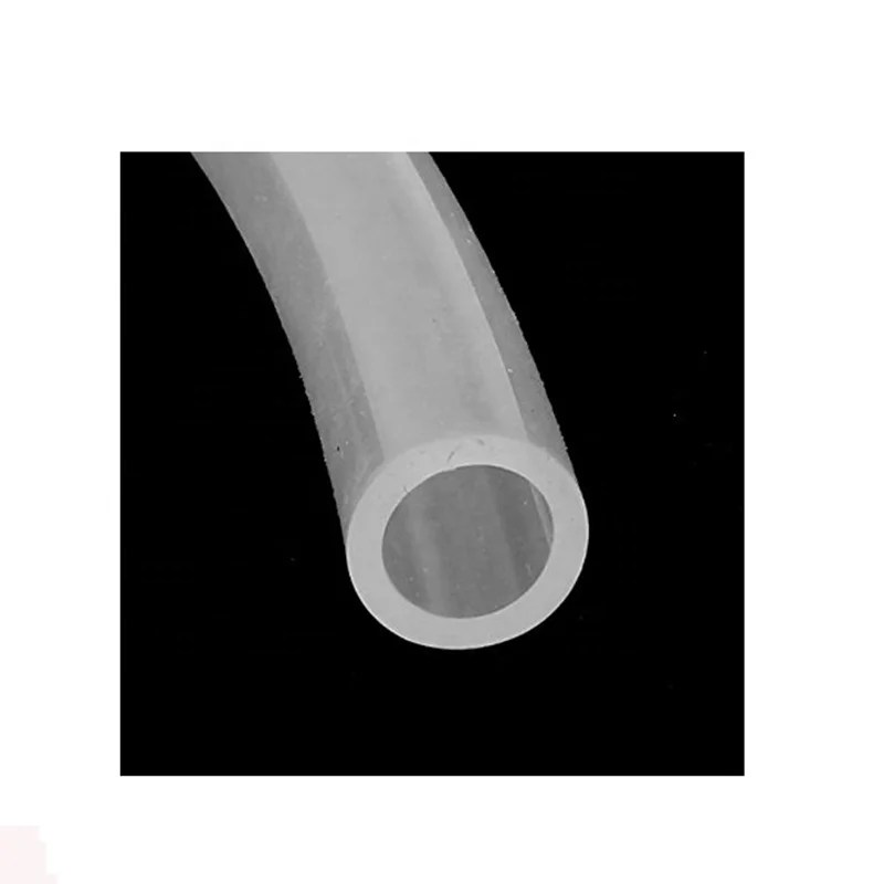 Food grade medical platinum braided reinforced silicone vacuum hose for hospital milk beer steam clear transparent 10MM 4mm