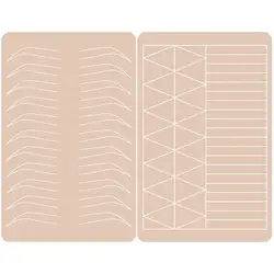 Two sides 1.5mmthickness Tattoo Practice Silicon Skin for Permanent Makeup and Microblading Nano brows ombre brows/lips