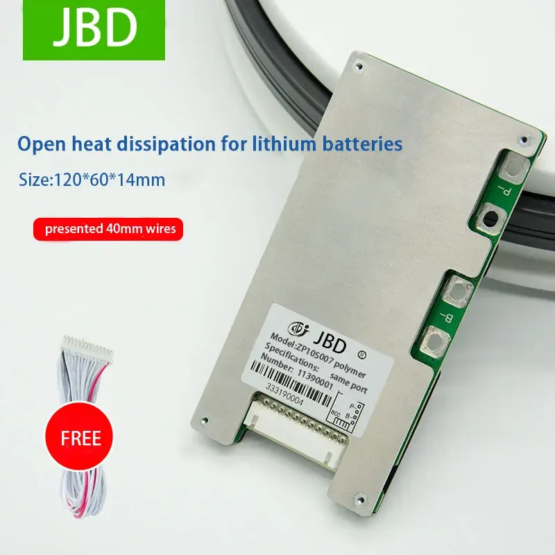 JBD 10s 30A 40A 50A bms li ion  battery bms with balance and drop function  for e-bike