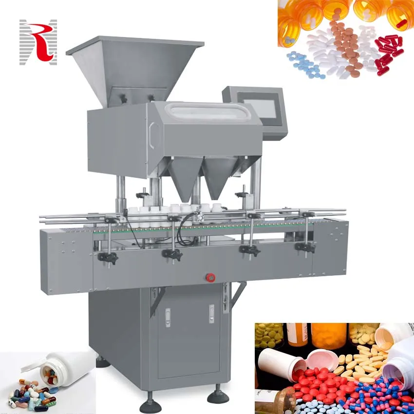 DJL-8 automatic vibration sensor capsules counter capsule pill counting and bottling machine competitive price
