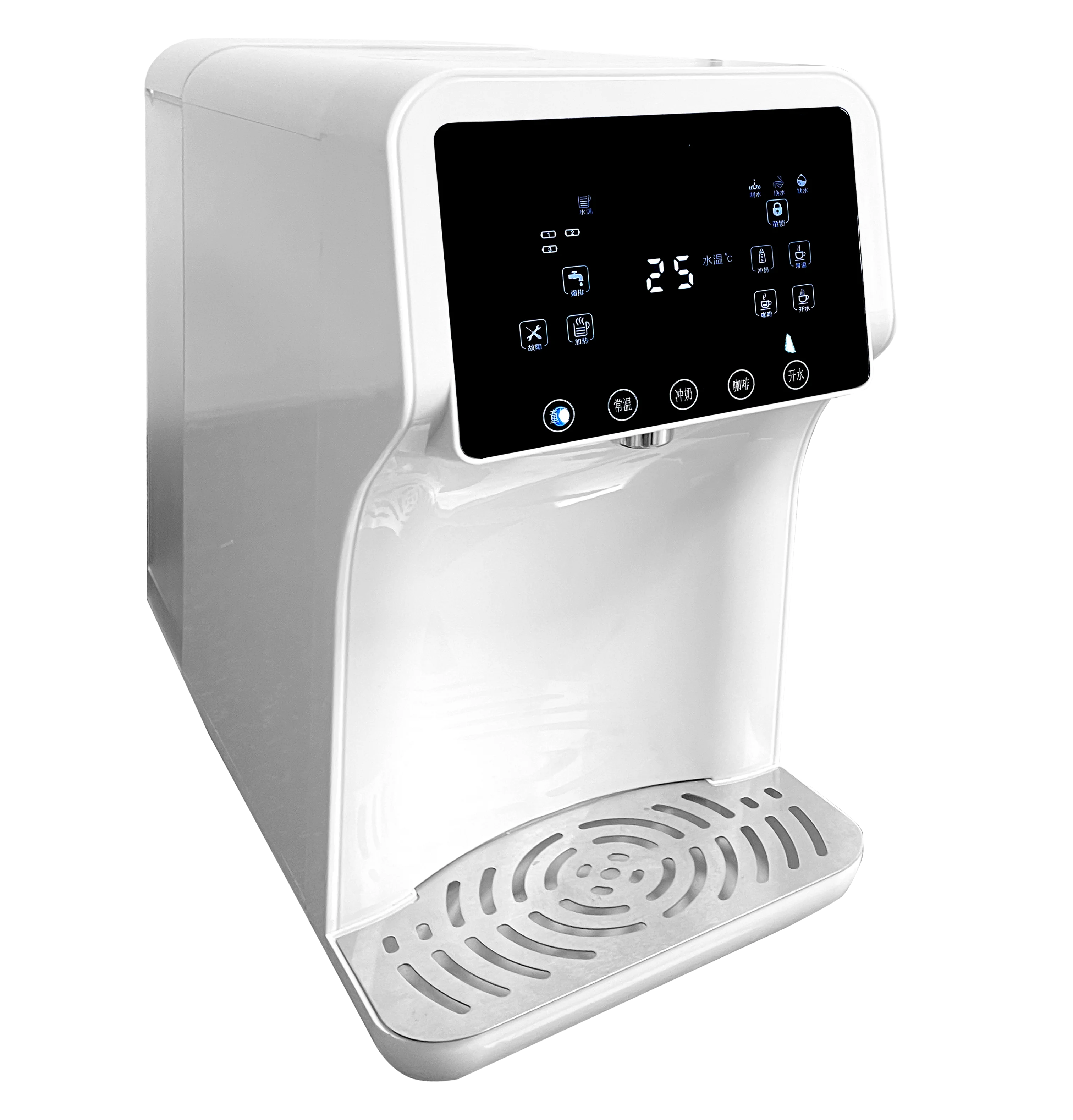 All-in-one tabletop hot and cold Water purifier with osmosis reverse water systems