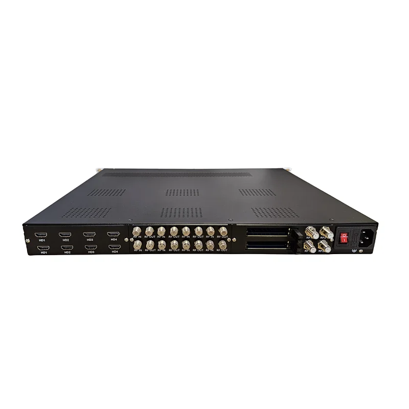 IQ2 24 * HD-MI FHD 1080P H264 в DVB-C DVB-T ISDB-T радиочастотный кодер модулятор с поддержкой Интернета M3U8 HLS SRT HTTP IP протокол