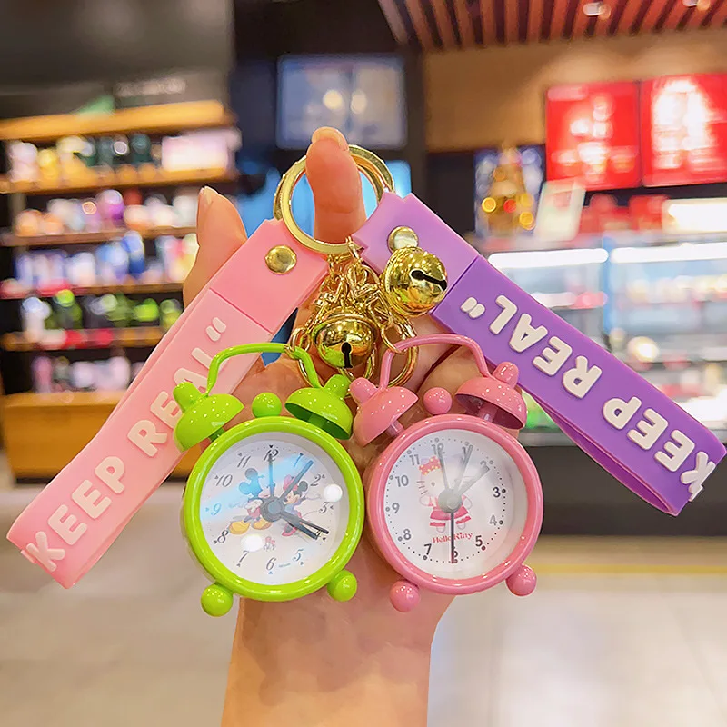 Металлический брелок-будильник