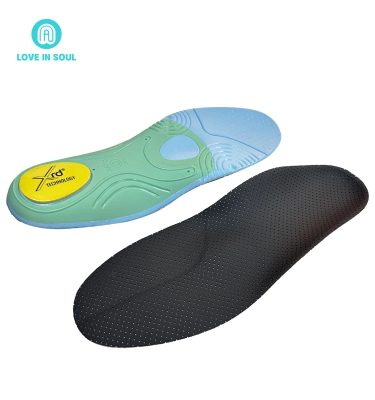 Sports & Comfort Insoles Plantar Fasciitis Relief Sport Insole Custom Logo Poron Knee Protection Insoles for Running