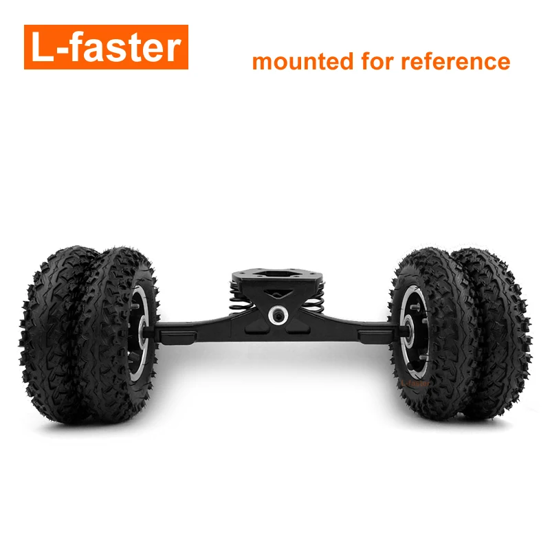 L-faster 8 Inch Double-Wheels 200x50 Pneumatic All Terrain Tire For Adult Mountain Skateboard