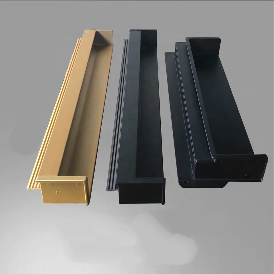 
L shape G shape aluminium extrusion profile for wardrobe handle 