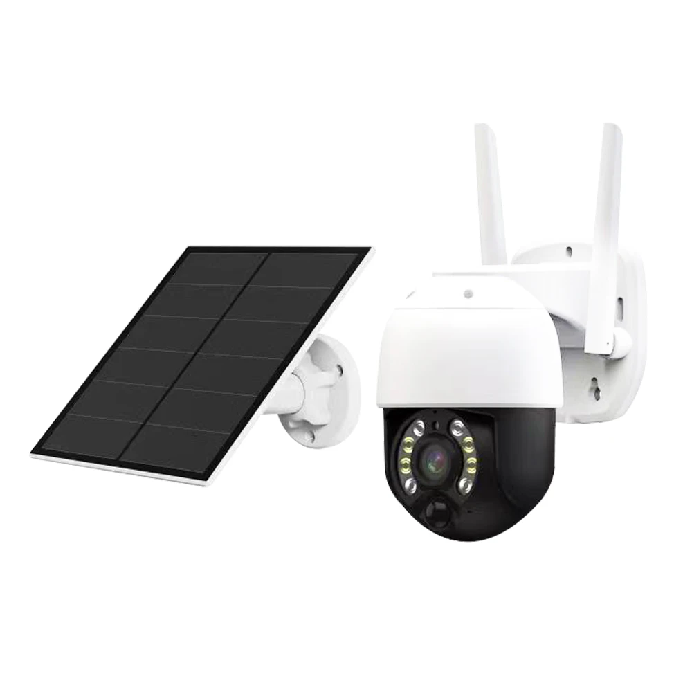 solar power camera  1080P CCTV Camera PTZ Solar Wifi Camera