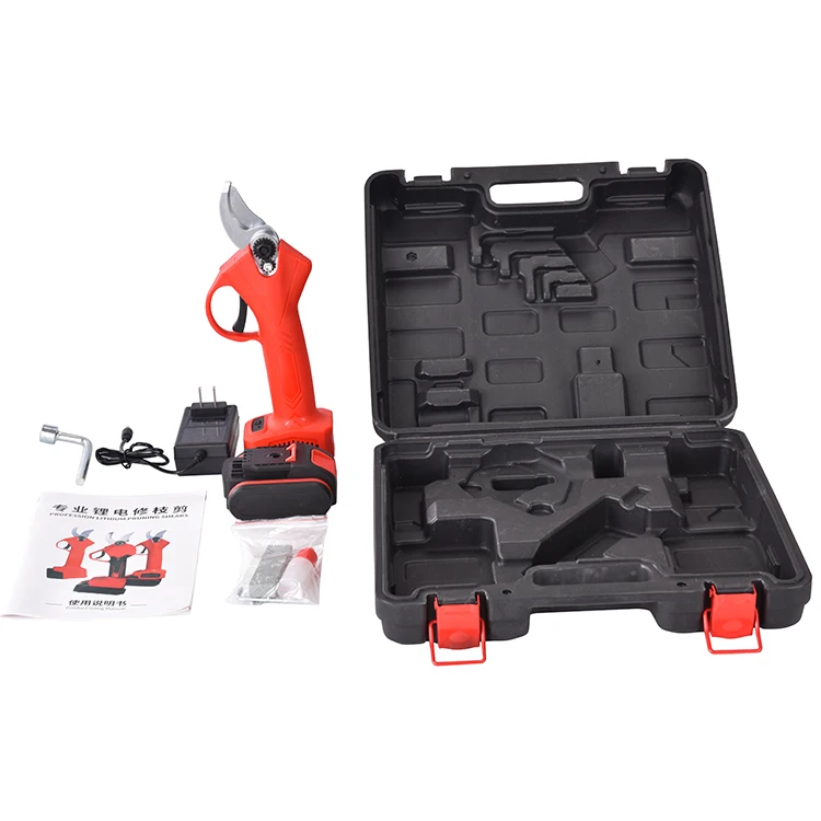 Cordless Powered Garden Tree Scissors Pruner Electric Shears Battery Electric Pruner Shear Electric Pruner