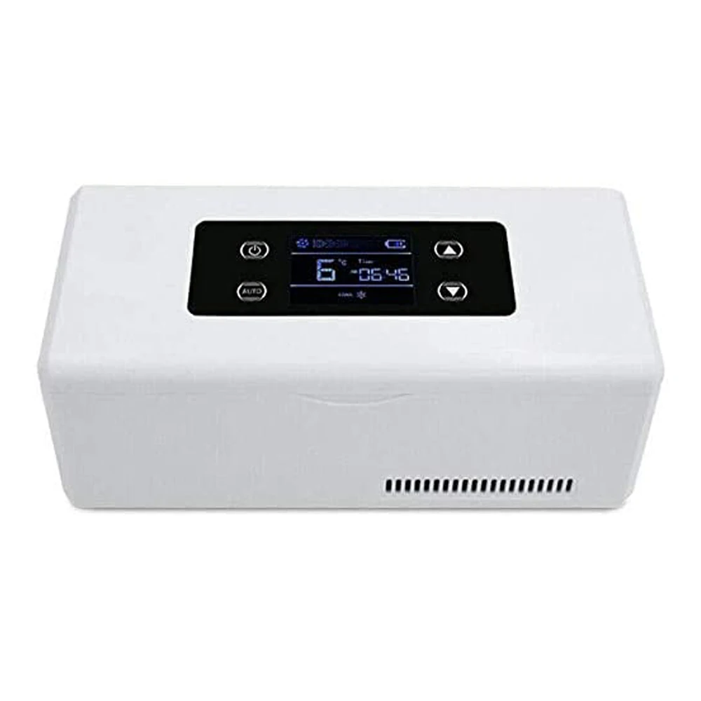 Portable Insulin Cooler Refrigerated Box LED Display Medicine Refrigerator Drug Reefer Travel Car Medicine Refrigerator