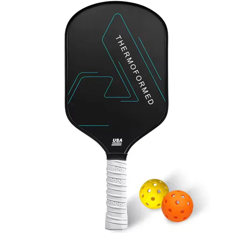 High quality Graphite surface 3K 18K texture 10 13 14 16mm thickness full raw carbon fiber pickleball paddle rackets
