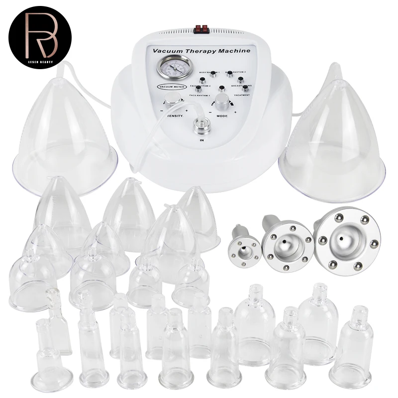 Body Shaping Enlarge Breast Cupping Massager Enlargement Pump Butt Lift Vacuum Therapy Machine