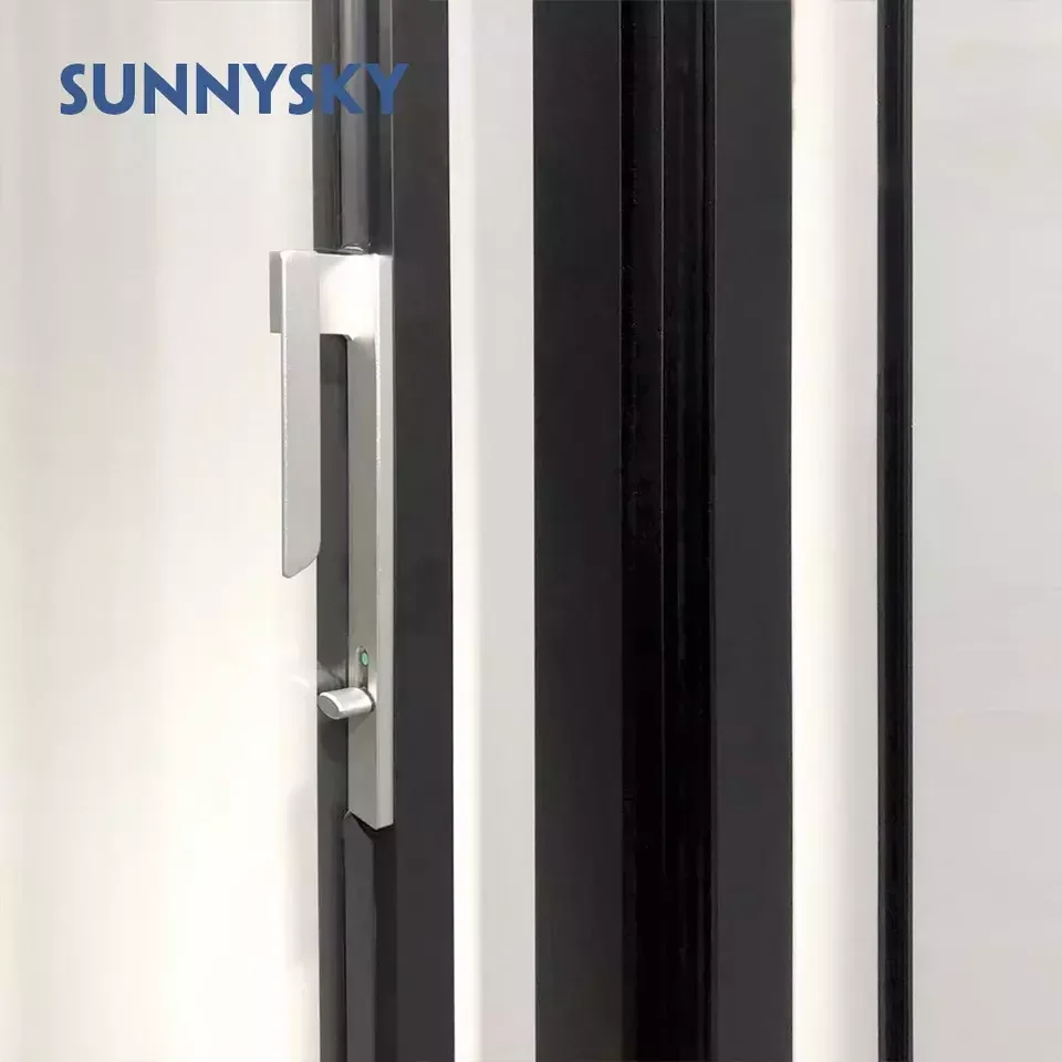 Sunnysky Australian Standard Transparent Panoramic View Three Panel Sliding Door