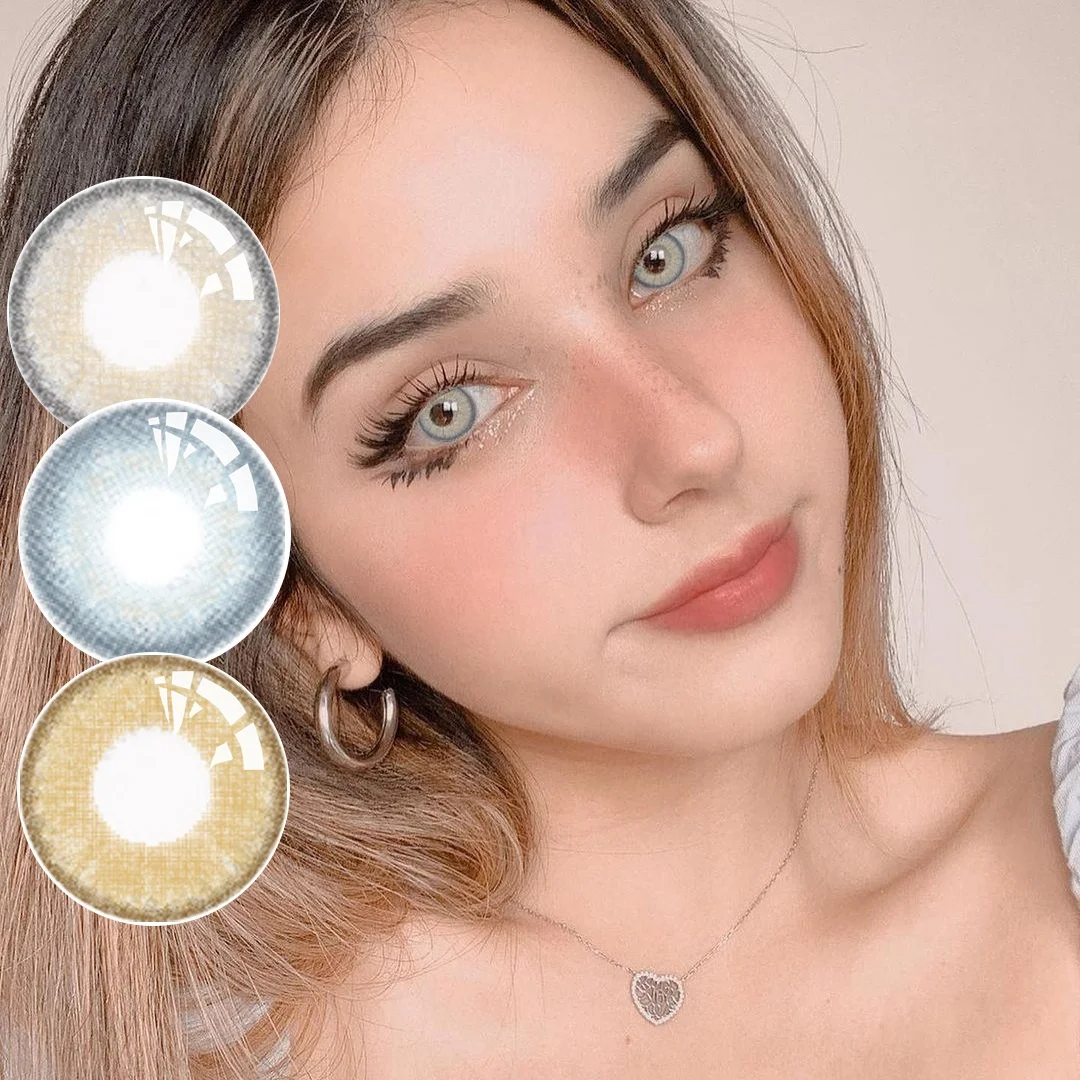 Китайский поставщик, распродажа, цена, 38%-42%, содержание воды, волшебный зеленый цвет, контактные линзы