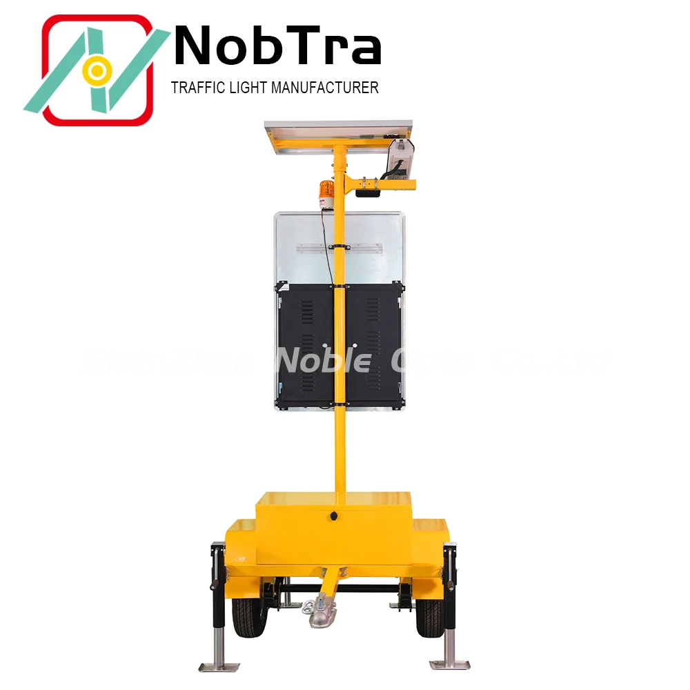 Solar Trailer High Precision Lpr Radar 4 Line Display Speed Limit Sign