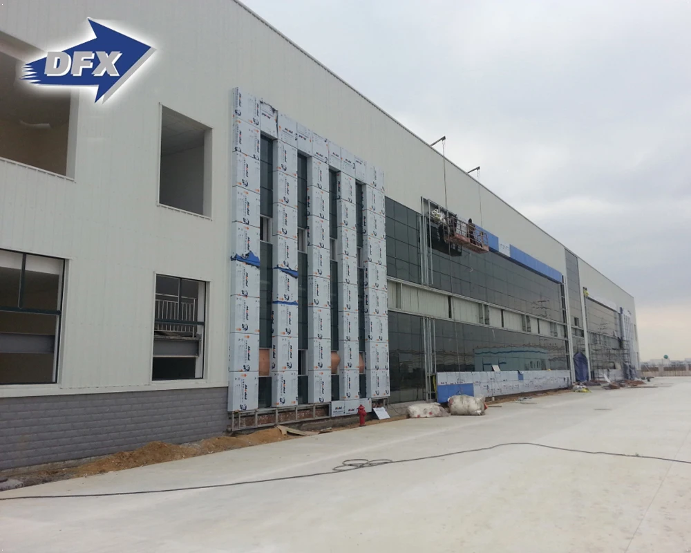 Steel Frame Construction Pole Barn Prefabricated Warehouse Metal Building Structure Shed Workshop