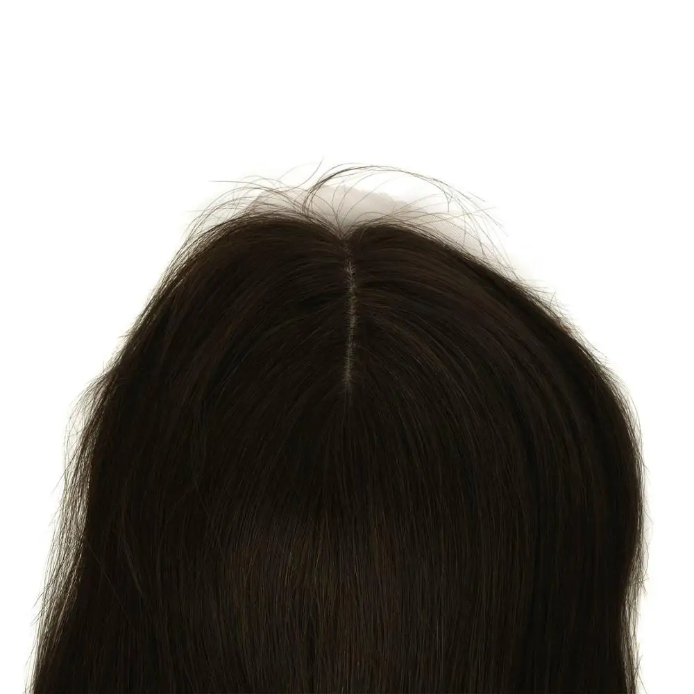 
Neitsi 20iNCH 6x6.5 straight hair cuticle aligned virgin european human hair toppers top hair pieces for women 