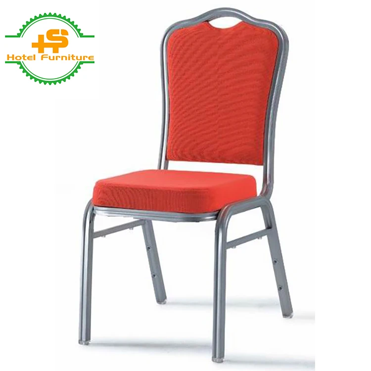 HSBA-002 Wholesale used wedding party events metal stackable cheap steel banquet hall chair