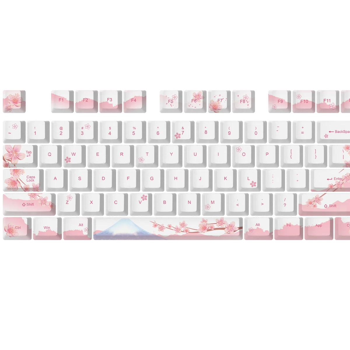  AFLION Cool Cute G9155 сервис печати Keycaps механическая клавиатура для испанской
